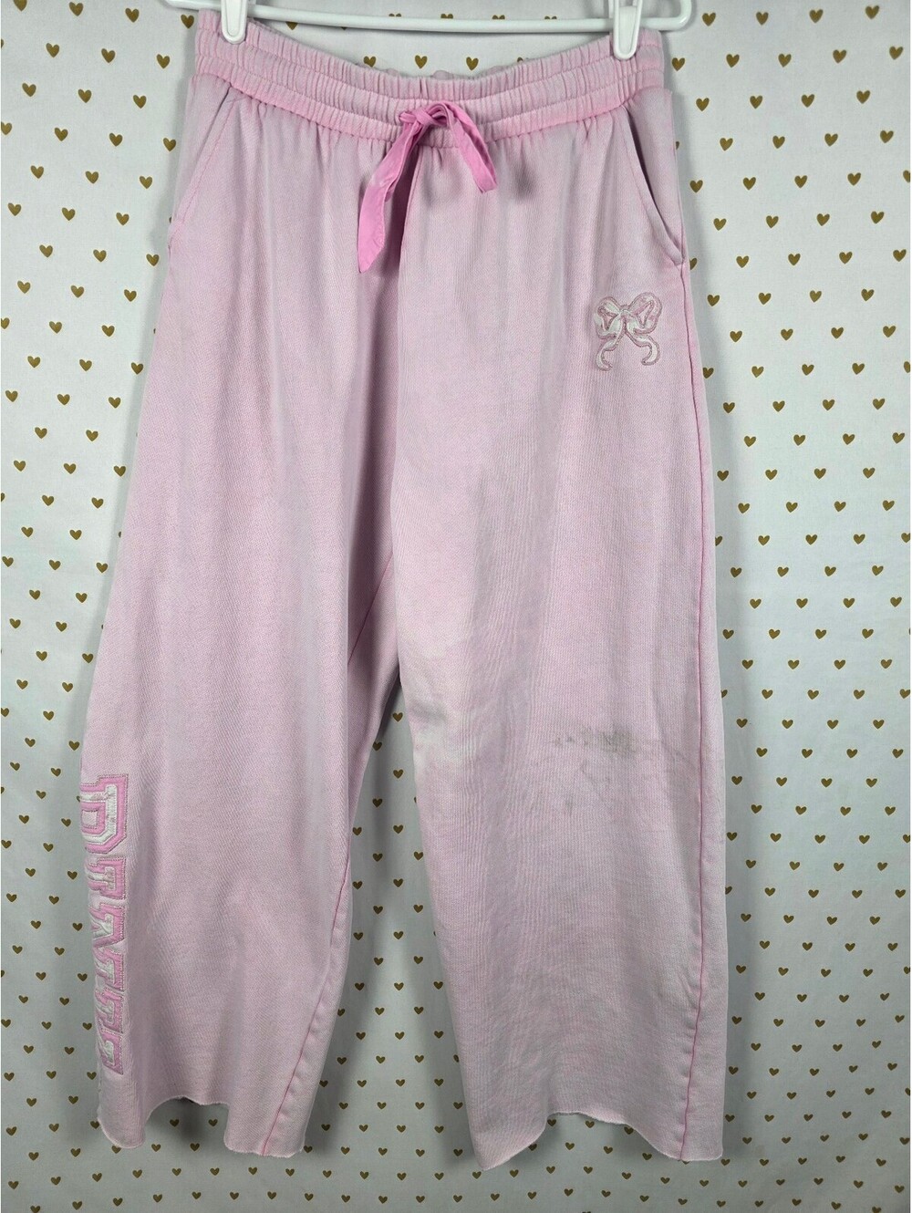 Victorias Secret PINK LOVESHACKFANCY Flare Sweats Sweatpants Small